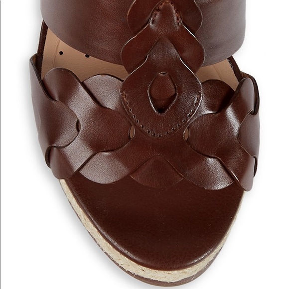 Geox Yulimar Leather Wedge Platform Sandals - Picture 5 of 16